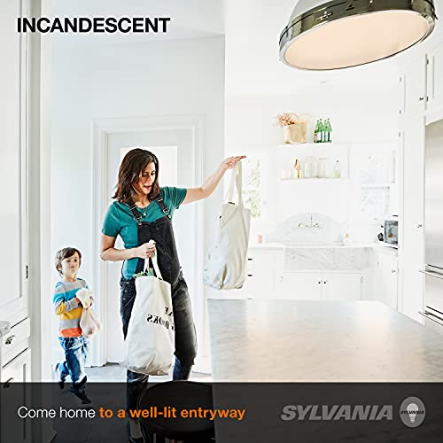 SYLVANIA Incandescent PS30 Utility Light Bulb, 300W, 5760 Lumens, 2850K, Frosted, Medium Base, 130 Volt, Commercial Value Pack - 6 Pack (15738)