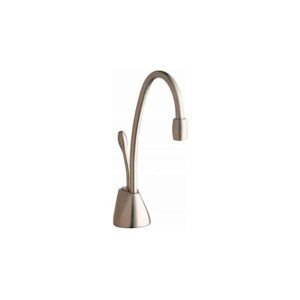 insinkerator f-gn1100sn contemporary instant hot water dispenser faucet, satin nickel