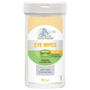 four paws healthy promise pet eye wipes for dogs and cats 25 count