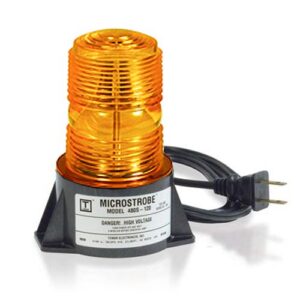 tomar electronics 480s-120 microstrobe single flash surface mount amber strobelight 120vac