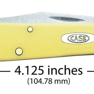 Case WR XX Pocket Knife Yellow Synthetic Slimline Trapper Cv Item #031 - (31048 Cv) - Length Closed: 4 1/8 Inches