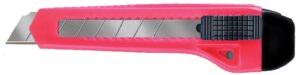 18mm allway tools k700 neon k-series 7 point snap off knife, 1 blade pack