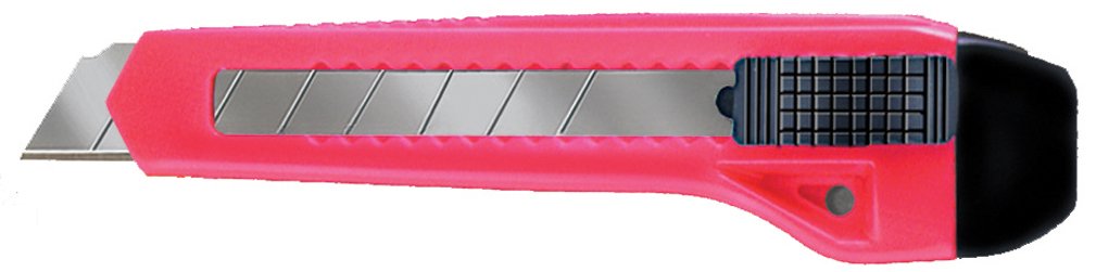 18mm Allway Tools K700 Neon K-Series 7 Point Snap Off Knife, 1 Blade Pack