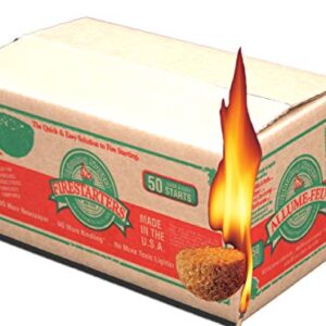 Lightning Nuggets N50VBOX Firestarters Box of Fire-Starting Nuggets, 50 Count,Tan