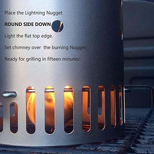 Lightning Nuggets N50VBOX Firestarters Box of Fire-Starting Nuggets, 50 Count,Tan