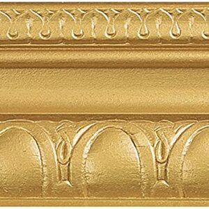 6 oz Modern Masters ME659 Olympic Gold Metallic Paint Collection, Satin Water-Based Decorative Metallic Paint