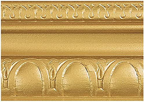 6 oz Modern Masters ME659 Olympic Gold Metallic Paint Collection, Satin Water-Based Decorative Metallic Paint