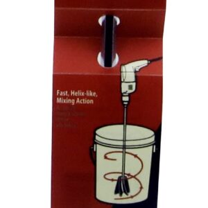 ALLWAY HM5 Original Helix Paint Mixer Drill Attachment for 5-Gallon Containers