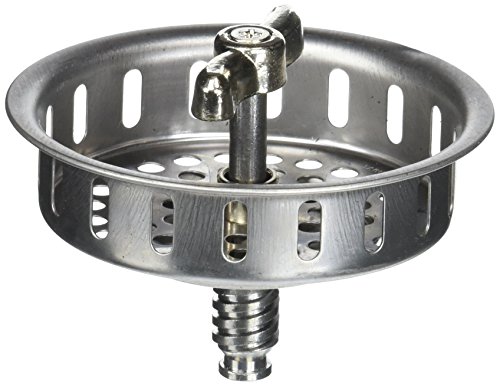 Plumb Pak PP820-34 PlumPak Replacement Basket Strainer with Twist N Lock Post, Stainless Steel, One Size, Steel