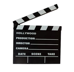 rhode island novelty 7 inch x 8 inch hollywood movie clapboard, one per order