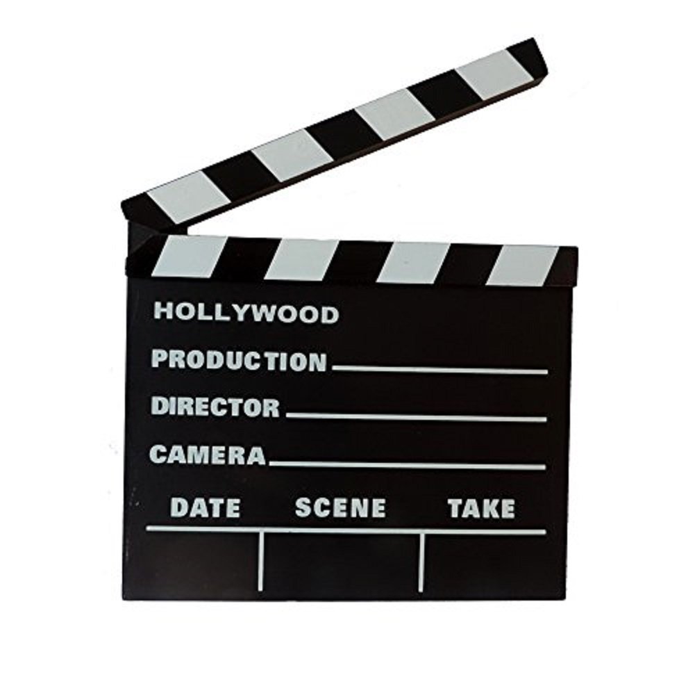 Rhode Island Novelty 7 Inch x 8 Inch Hollywood Movie Clapboard, One Per Order