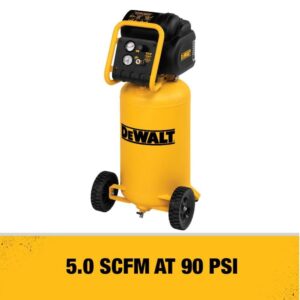 DEWALT Vertical Portable Compressor, 1.9 Hp 200 Psi Oil Free High Pressure Low Noise (D55168)