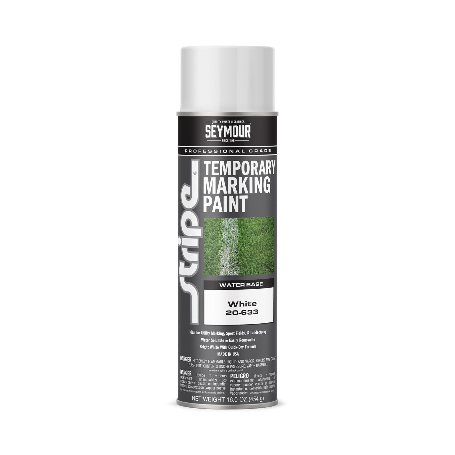 Seymour 20-633 Stripe Temporary Inverted Tip Marker, White