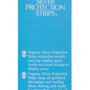 Hagerty Silver Protection Strips, Jewelry Tarnish Prevention Strips for Jewelry Boxes and Enclosed Storage, Made In USA, Kosher Certified, 8-Pack, 2" x 7"