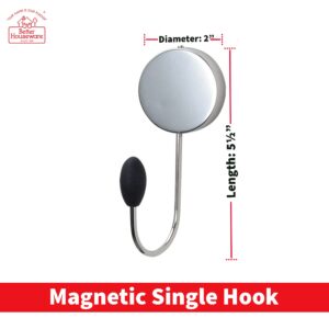 Better Houseware Magnetic Single, large hook, Stainless