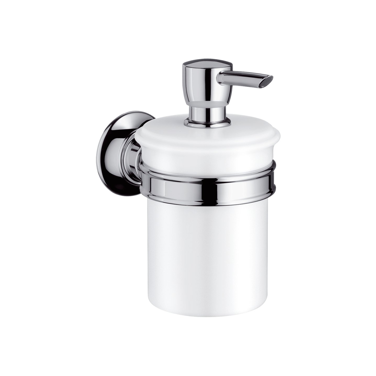 AXOR Bath and Kitchen Sink Soap Dispenser Luxury 6-inch, Classic Soap Dispenser in Chrome, 42019000