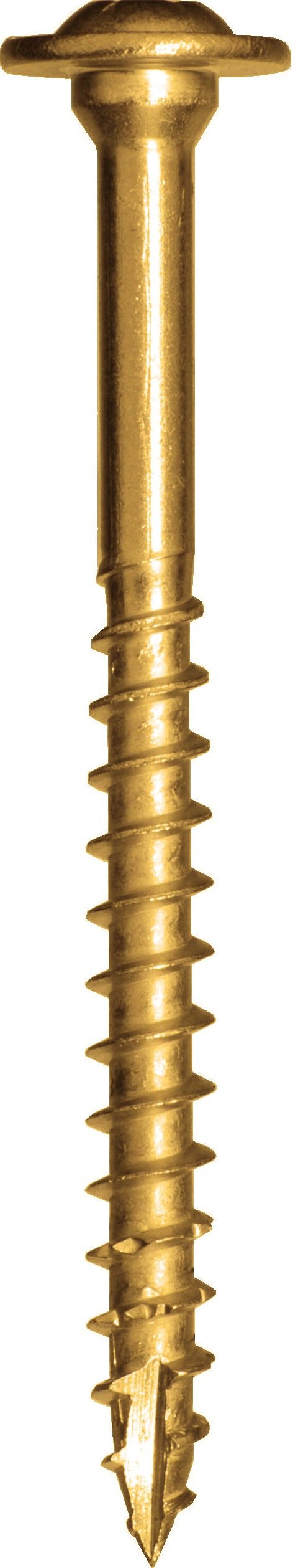 GRK, 10, Gold, 772691121332 Fasteners 12133 RSS #10 x 2-1/2" Screws 50CT, Count, 50