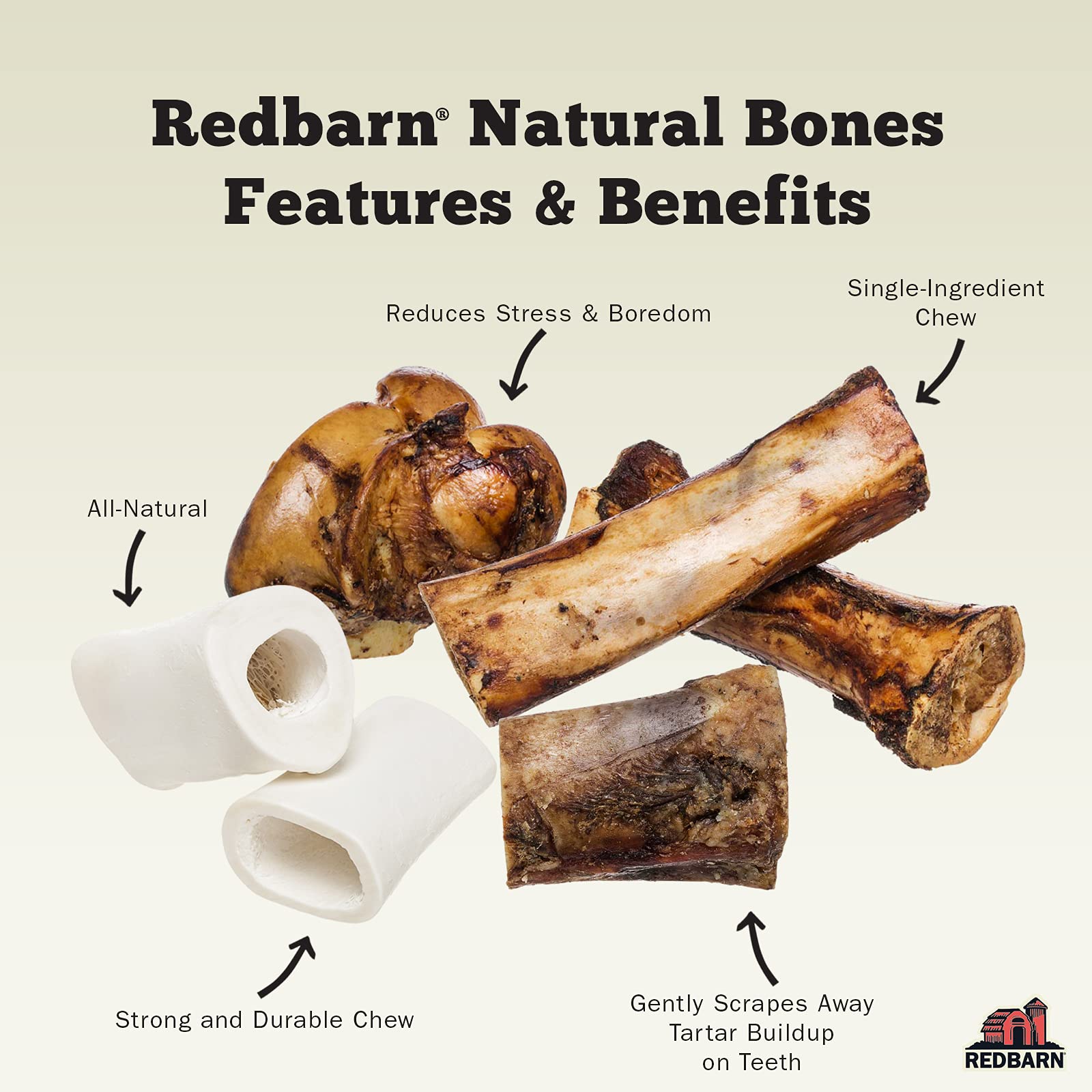 Redbarn Meaty Bone for Dogs, Large (1-Count)