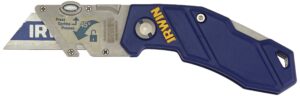 irwin utility knife, folding (2089100), blue