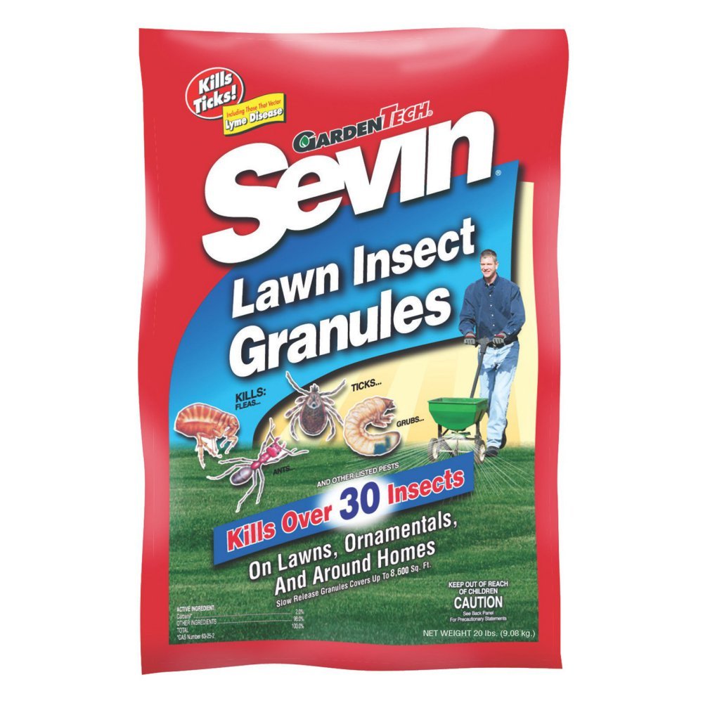 Sevin Lawn Insect Granules, 20 Pounds