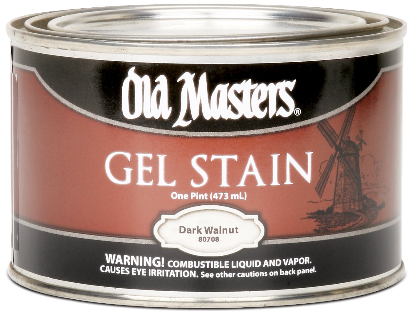 Old Masters, Dark Walnut 80708 Gel Stain, 1 Pint (Single), 16 Fluid Ounces