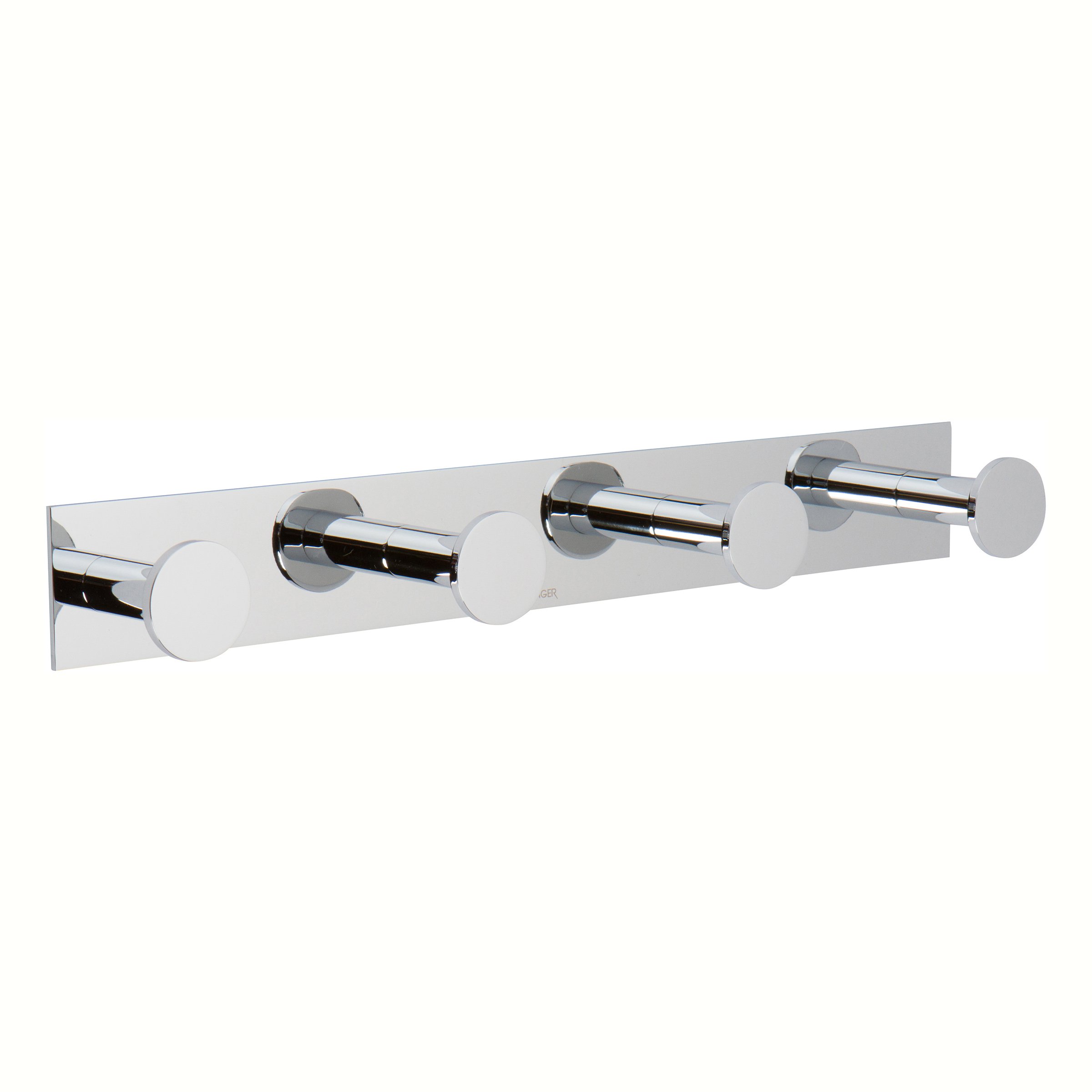 Ginger 2810Q/PC Surface Quadruple Robe Bath Towel Hook, Polished Chrome