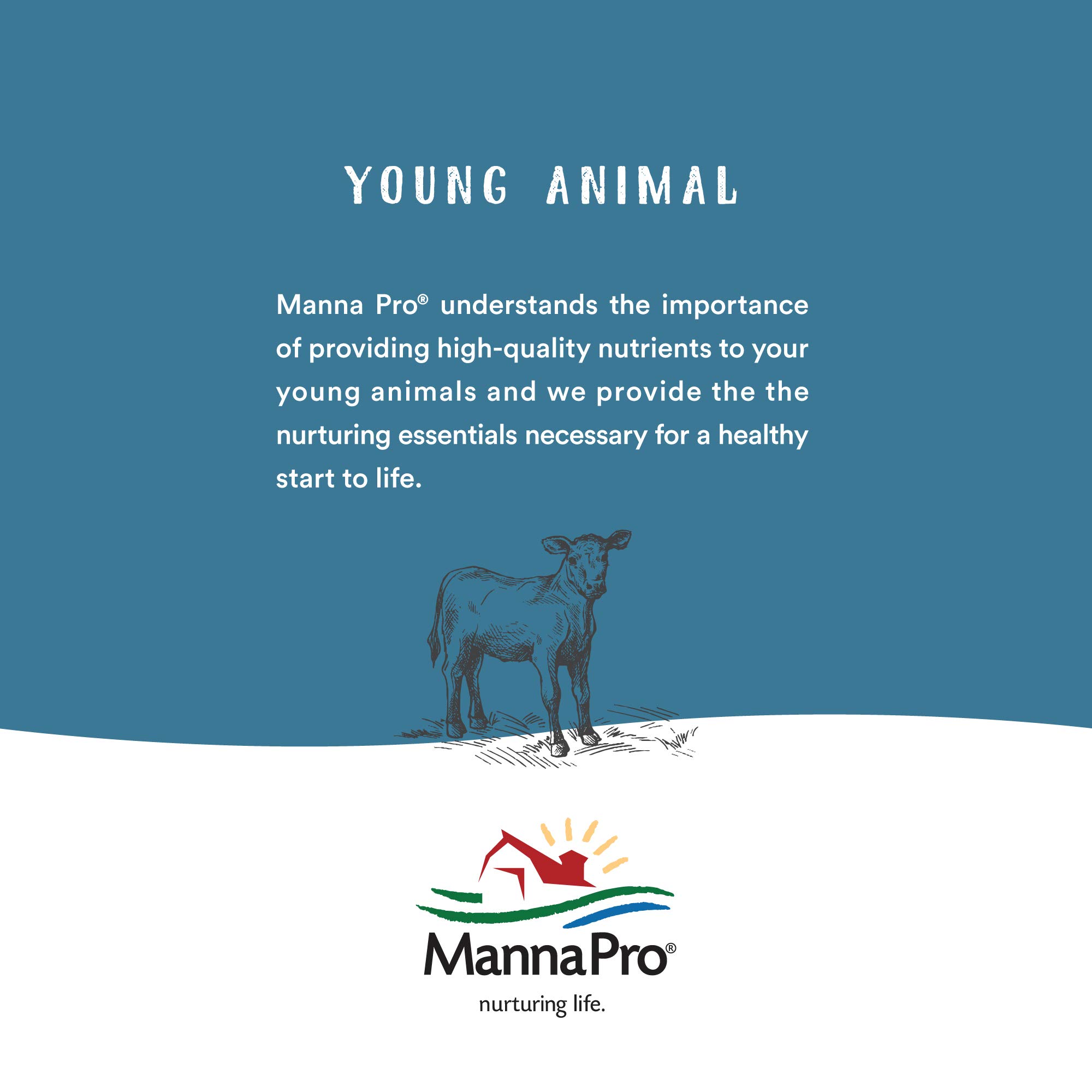 Manna Pro Unimilk Multi-Species Milk Replacer with Probiotics | Supports Healthy Growth and Development | 9lbs