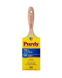 3" purdy 144380730 pro-extra glide angled sash paint brush, tynex chinex & orel