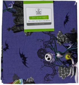 disney the nightmare before christmas fat quarter 18" x 22"