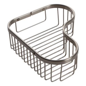 ginger 505l/sn splashables combination shower large corner basket, satin nickel