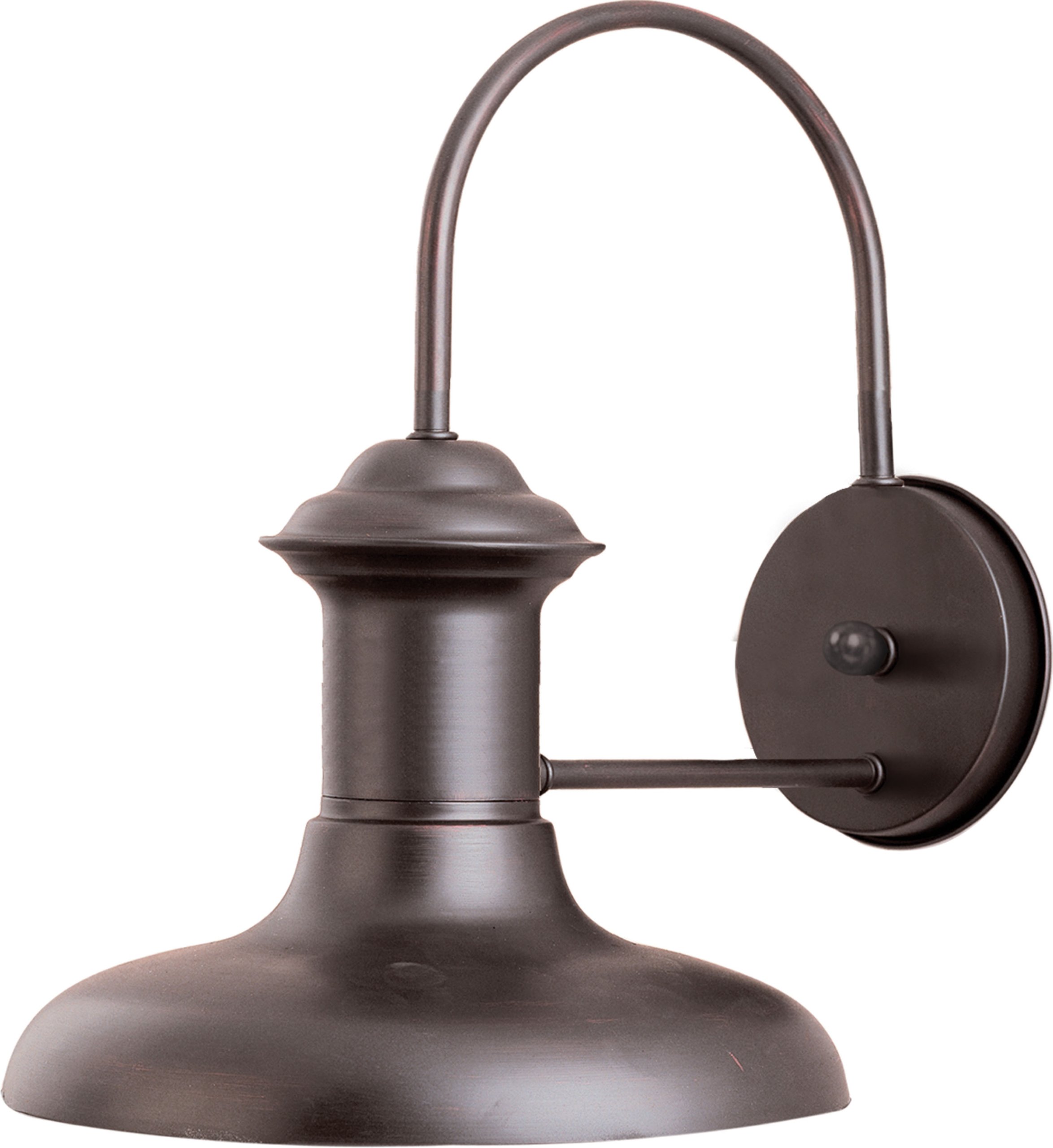 Maxim Wharf-1 Light Outdoor Wall Lantern in Transitional style-12 Inches Wide by 10.5 inches high