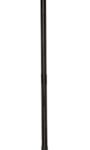 Carlisle FoodService Products Duo-Pan Upright Dust Pan with Serrated Yoke for Floor Cleaning, Restaurants, Office, And Janitorial Use, Plastic, 30 Inches, Black