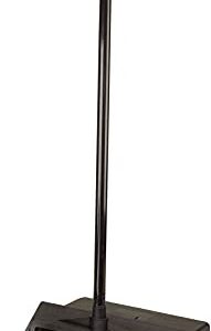 Carlisle FoodService Products Duo-Pan Upright Dust Pan with Serrated Yoke for Floor Cleaning, Restaurants, Office, And Janitorial Use, Plastic, 30 Inches, Black