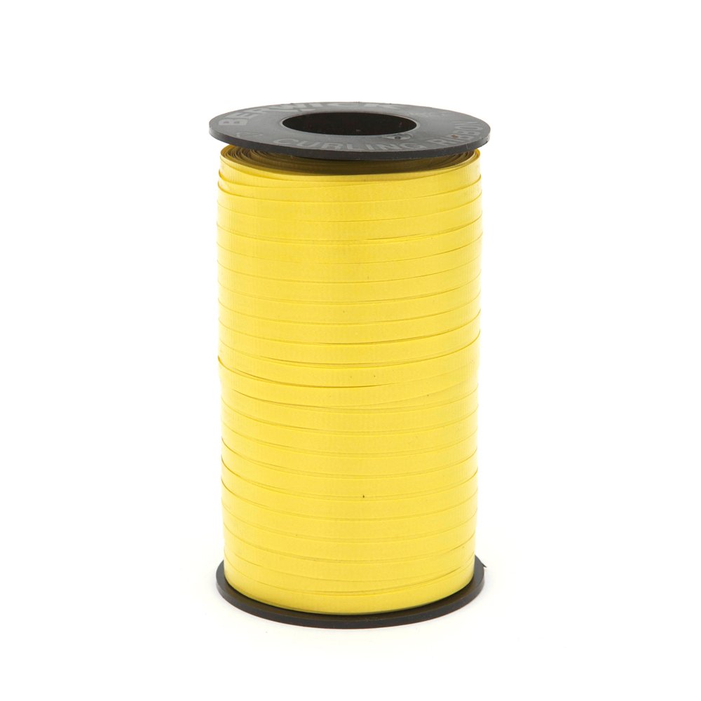 Berwick Splendorette Crimped Curling Ribbon, 3/16-Inch Wide by 500-Yard Spool, Daffodil