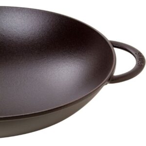 Staub USA FBA_1313923 Woks, 37 cm, Matte Black