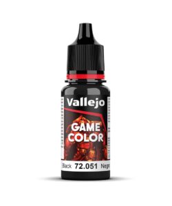 vallejo black game color 1 paint, 17ml