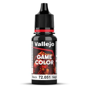 Vallejo Black Game Color 1 Paint, 17ml