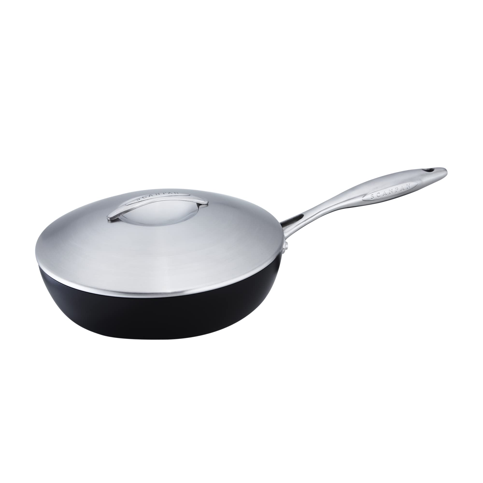 Scanpan PROFESSIONAL Nonstick Sauté Pan with Lid, 2.75qt/2.5L/10.25in/26cm