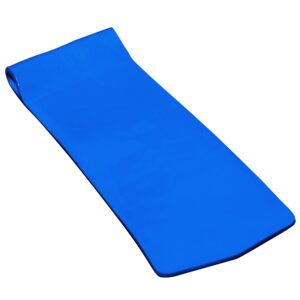 swimline original foam pool float for adults | sofskin floating pool mattress | sun tanning float | blue | 1.25" thick foam | foam pool float | no inflating needed | pool mat adult | pool floatie