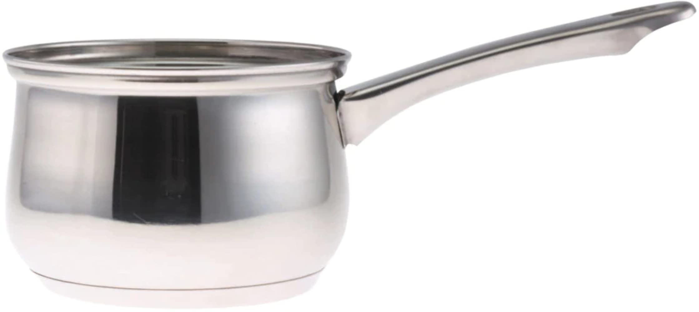 Kitchen Craft KCCVPORNS Induction Double Boiler Porringer/Bain Marie Pan with Non Stick, Gift Boxed, Stainless Steel, Silver, 6.25-inch