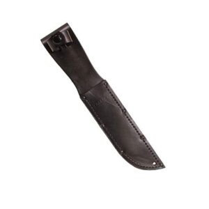 ka-bar 1211s ka bar, leather sheath for 7" knife blade, black