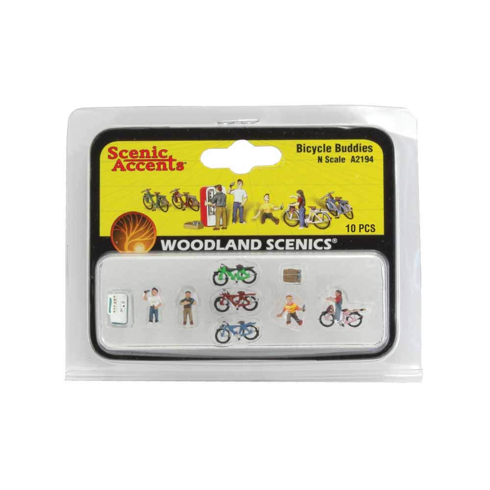 Woodland Scenics A2194 Bicycle Buddies N WOOU2194