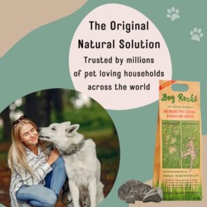 Dog Rocks Dog Pee Grass Neutralizer for Green Grass in 3-5 Weeks | Dog Grass Saver Rock | 100% Natural Urine Neutralizer for Lawn | 200 grams