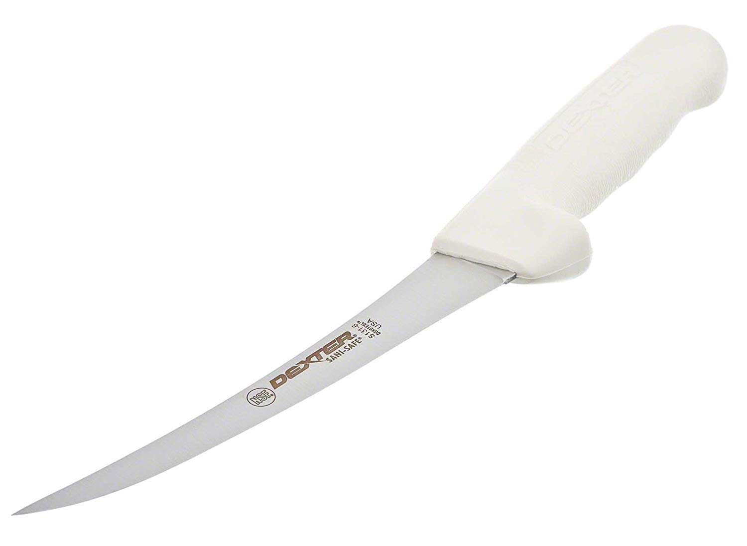 Dexter-Russell 6" Curved, Boning Knife, S131F-6PCP, SANI-Safe Series, White (1493)