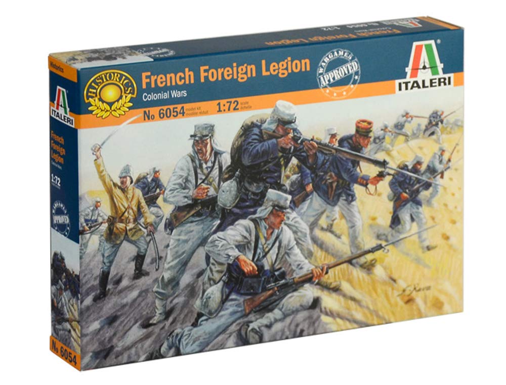 ITALERI 6054 French Foreign Legion Colonial Wars Plastic Soldiers 1:72 Scale