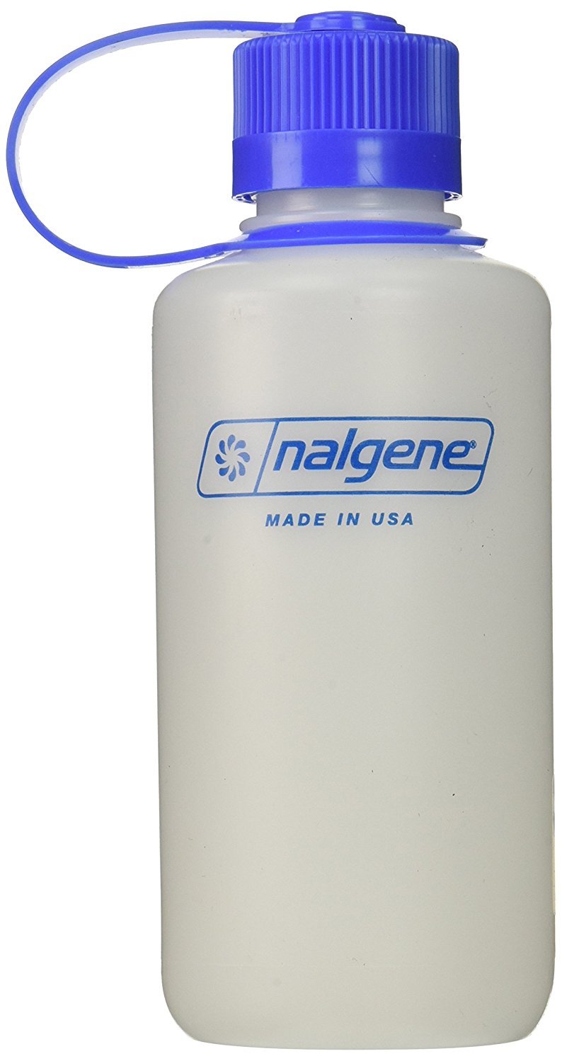 Nalgene HDPE Narrow Mouth BPA-Free Water Bottle, 32 oz , White