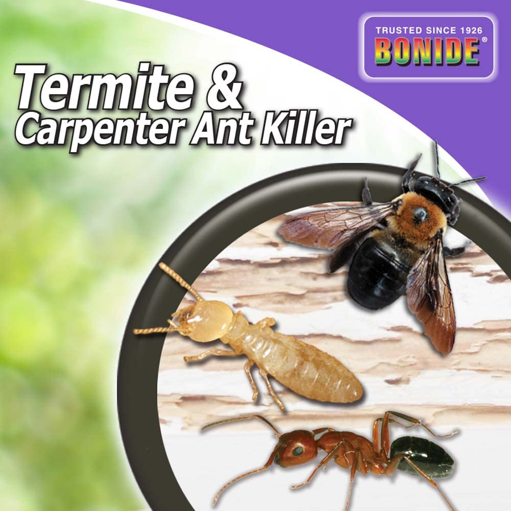 Bonide Termite & Carpenter Ant Killer, 64 oz Concentrated Insect Killer, Long Lasting Treatment for Lawn & Home