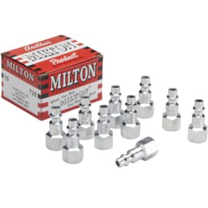 Milton 728 1/4" FNPT M Style Plug - Box of 10