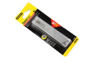 stanley 11-301t 10-pack 18mm quick-point blades with dispenser