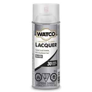 watco 63081 lacquer finish, 11.25 oz spray (pack of 1), clear gloss